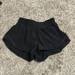 lululemon athletica Black Women's Athletic Hotty-Hot Shorts